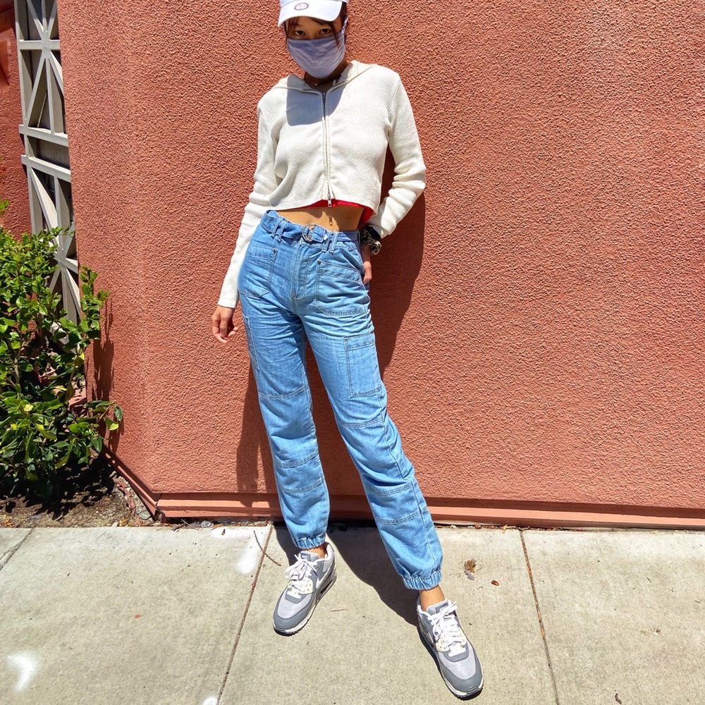 Jean joggers